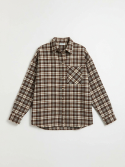 Фланелевая рубашка boyfriend в клетку