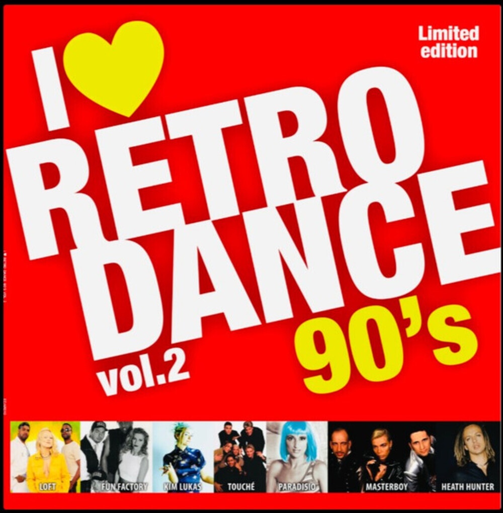 Сборник / I Love Retro Dance 90s Vol. 2 (Limited Edition)(LP)