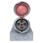 Розетка стационарная наружная EKF ps-1442-125-380