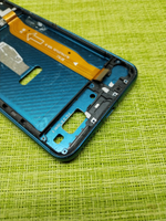 Honor 20 (YAL-L21) / Nova 5T (YAL-L21) часть корпуса рамка дисплея + сканер отпечатка пальцев + шлейф межплатный (ORIG-SP)