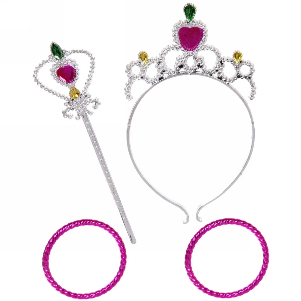 Карнавальный набор (ободок/корона, 2 браслета, палочка) «Фея»