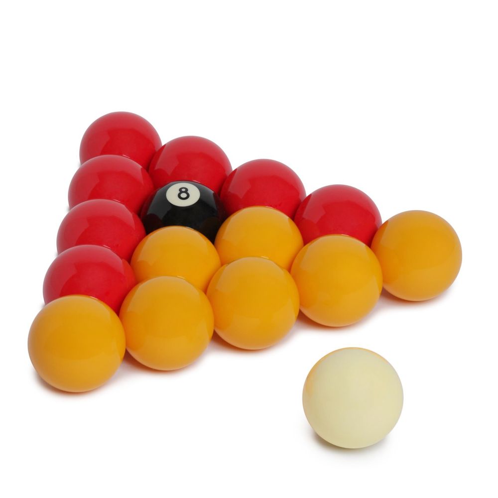 Шары Aramith Casino Red &amp;amp; Yellow 8Pool ø52,4 мм биток ø48мм