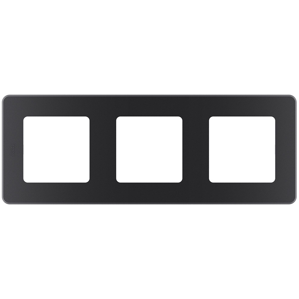 Рамка 3 поста антрацит Inspiria Legrand