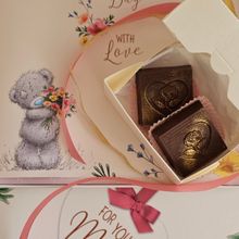 445| Форма для шоколадных изделий "Роза в сердце" (275*175мм)