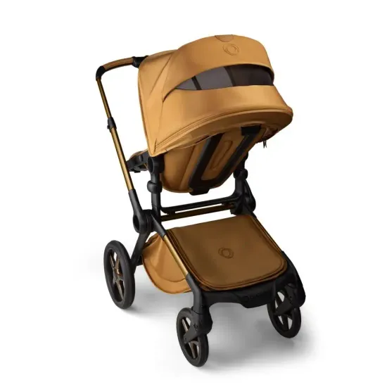 Коляска 2 в 1 Bugaboo Fox 5 Complete Noir Limited Edition (Amber Glow)