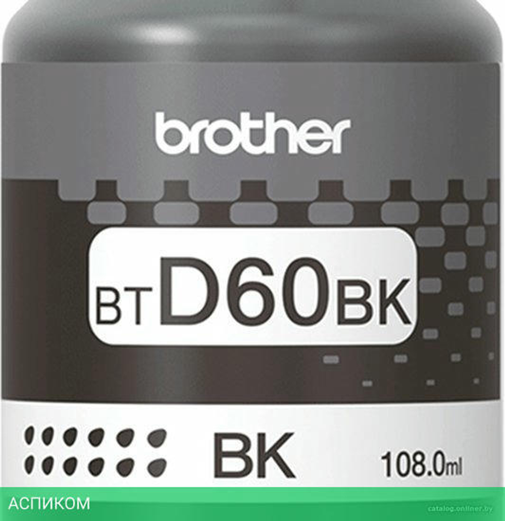 Чернила Brother BTD60BK черный