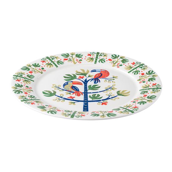 Набор тарелок toucan из коллекции birds of paradise в подарочной упаковке, D28 см, 2 шт.