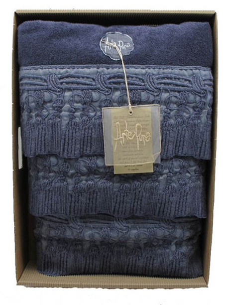 Набор полотенец 3шт Arte Pura 4.880.NP 428 BALTIC OLD темно синий