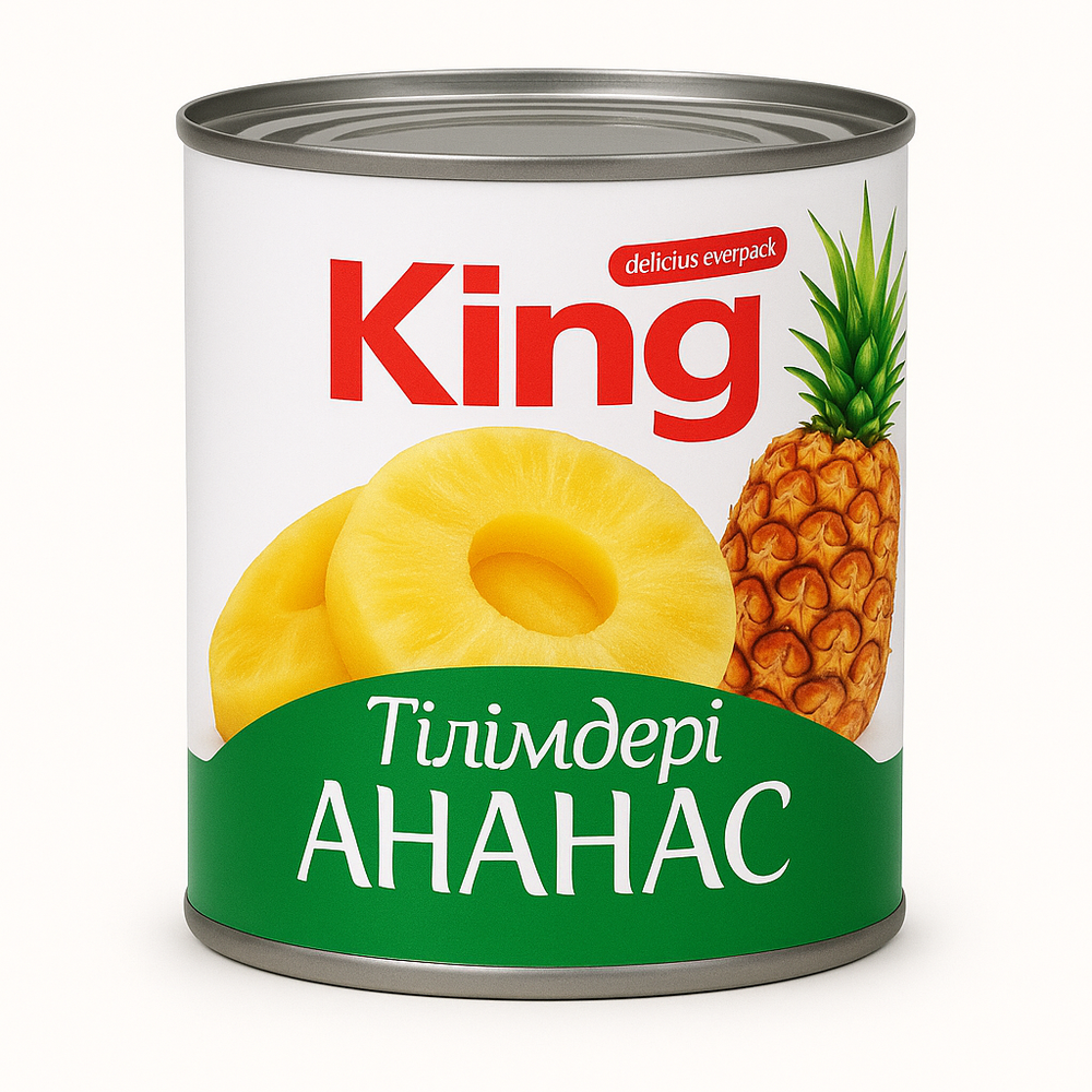 Ананас кольца King 565 гр
