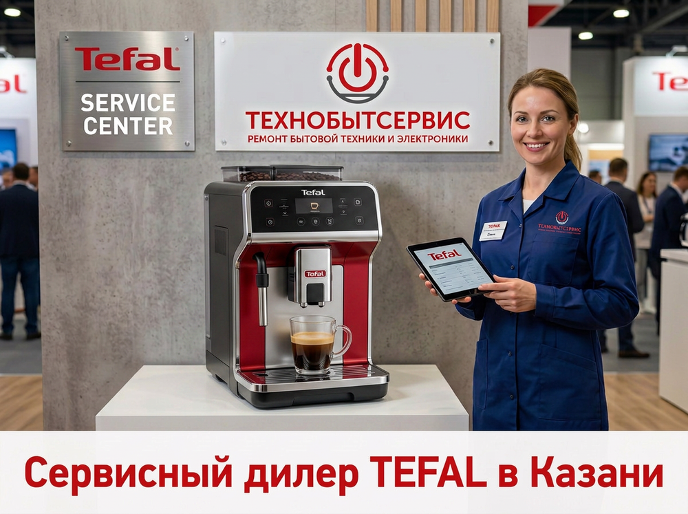 Ремонт кофемашины Tefal в Казани