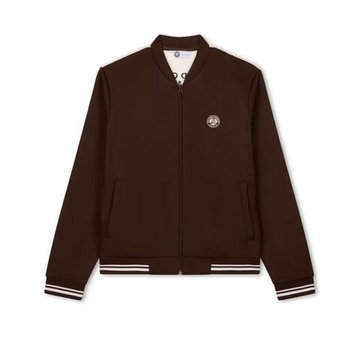 Женская Кофта теннисная Roland Garros Heritage Talia Teddy - шоколадная