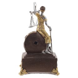 GAEM Часы настольные декоративные "Фемида" (1xLR44), L12 W9 H21,5 см