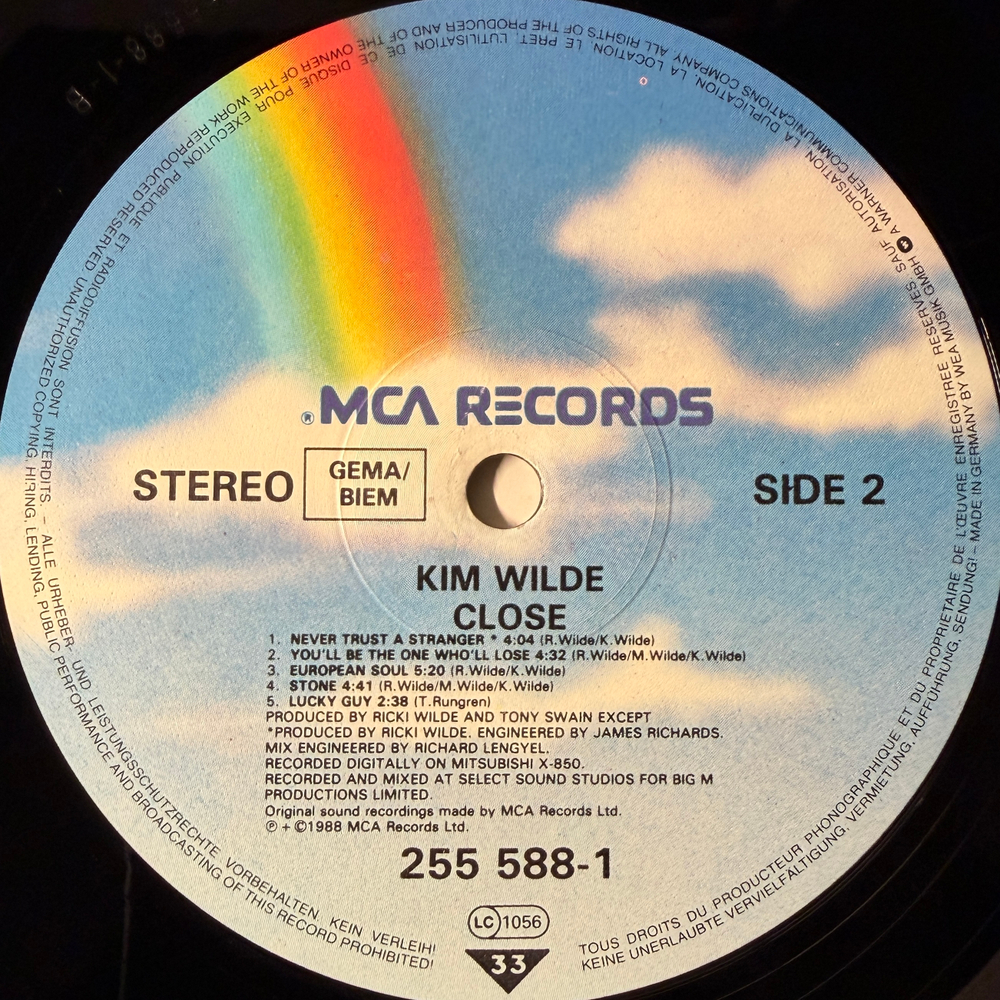 Kim Wilde - Close (Германия 1988г.)
