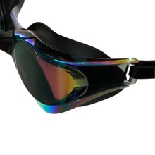 Очки для плав.TORRES Pro, SW-32521MR, зерк.линзы.,чёрная оправа, дв.рег.ремешок