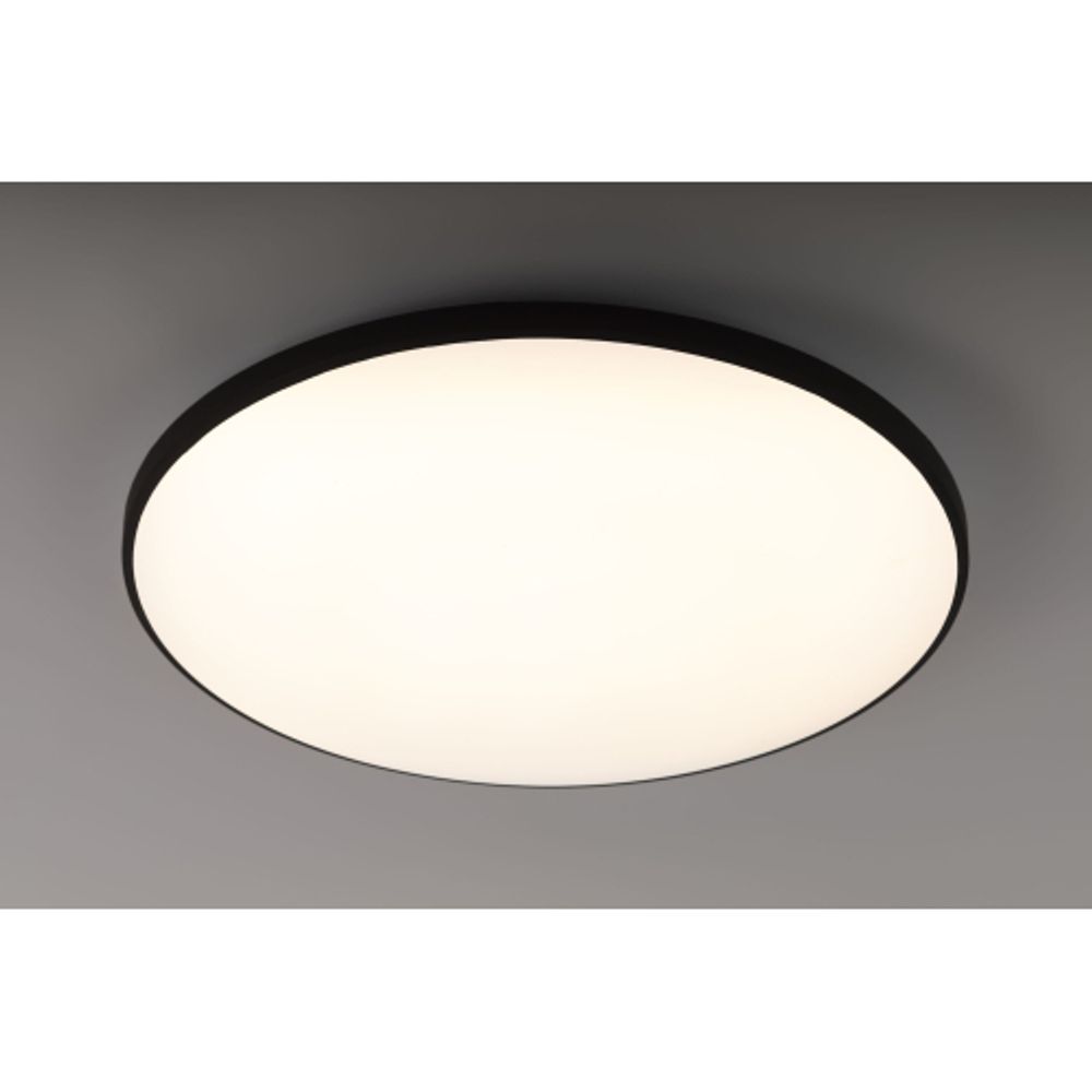 Светильник потолочный светодиодный ЭРА Классик с ДУ SPB-6 Slim Base BK 80W-3K-6,5K-R 3000-6500K