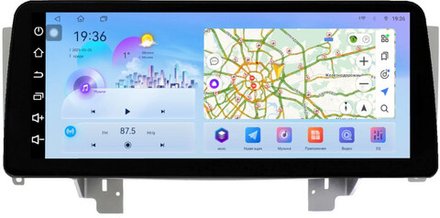 Магнитола для Toyota Mark X 2004-2009 (правый руль) - FarCar монитор 12.3" 2K QLED на Android 14, TS10, CarPlay, 4G SIM-слот