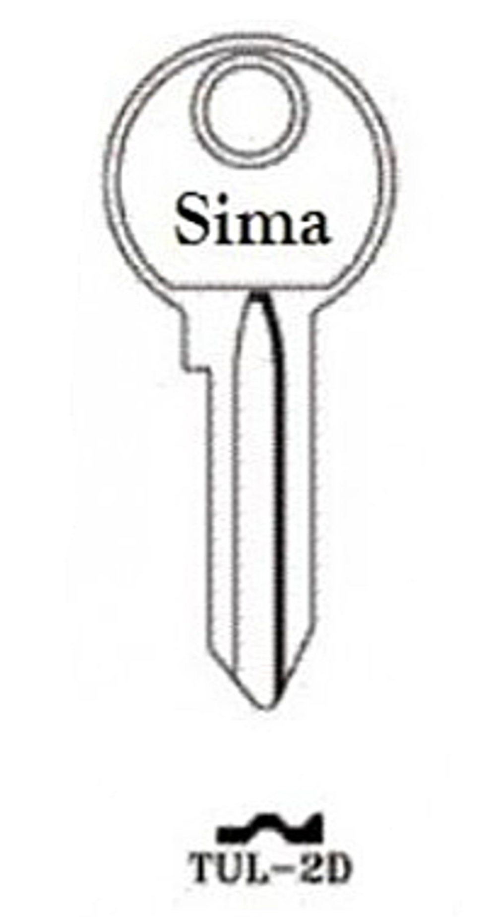 Заготовка английского ключа 10392 TUL-2D TOL2 TLA2 TLA2D КНР