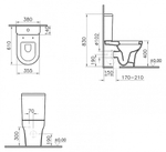 Унитаз-компакт VitrA Zentrum 9012B003-7202