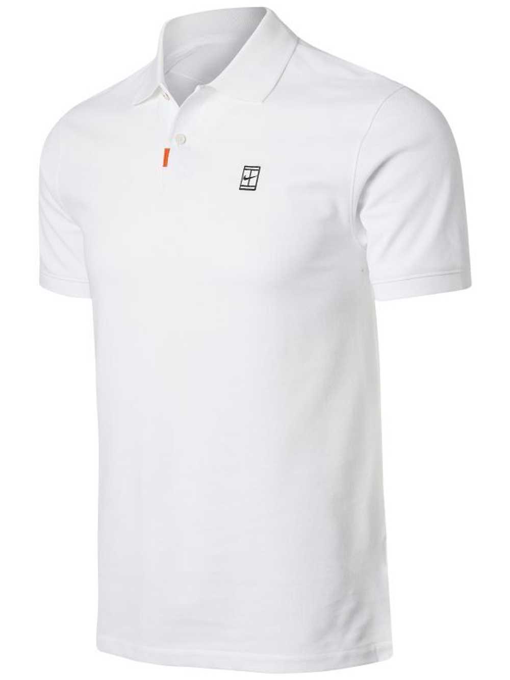 Мужское поло теннисное Nike Polo Slam Slim M - white/white