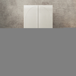 Шкаф Агератум МДФ двухсекционный Лайн флай (0,27) А10029 матовая - Орех Экко 9459  120*45*240