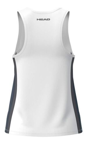 Женский топ теннисный Head Club 25 Tech Tank - navy/white