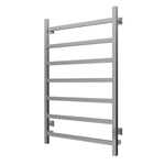Полотенцесушитель MIXLINE FAVORITE  80х50 (таймер, 416 Вт, 7 перекладин) электрический МАТОВЫЙ ХРОМ