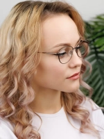 Оправа для очков для зрения металлическая брендовая