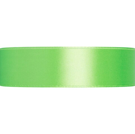 Лента атласная 25 мм, цв.091 св.салатов.