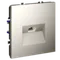 Розетка компьютерная встраиваемая VOLTUM S70 RJ45 кат.6, (кашемир) vls060103