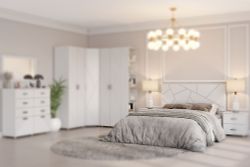 Кровать 1600 МС "Сандра"(Белый лофт)