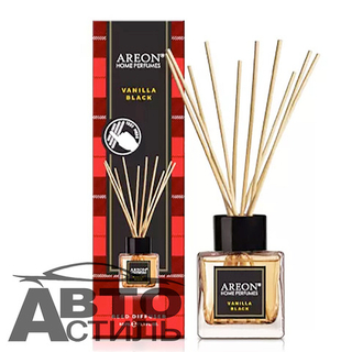 Ароматизатор-диффузор  AREON Sticks 50мл TARTAN  Vanila Blek/Ванила Блэк
