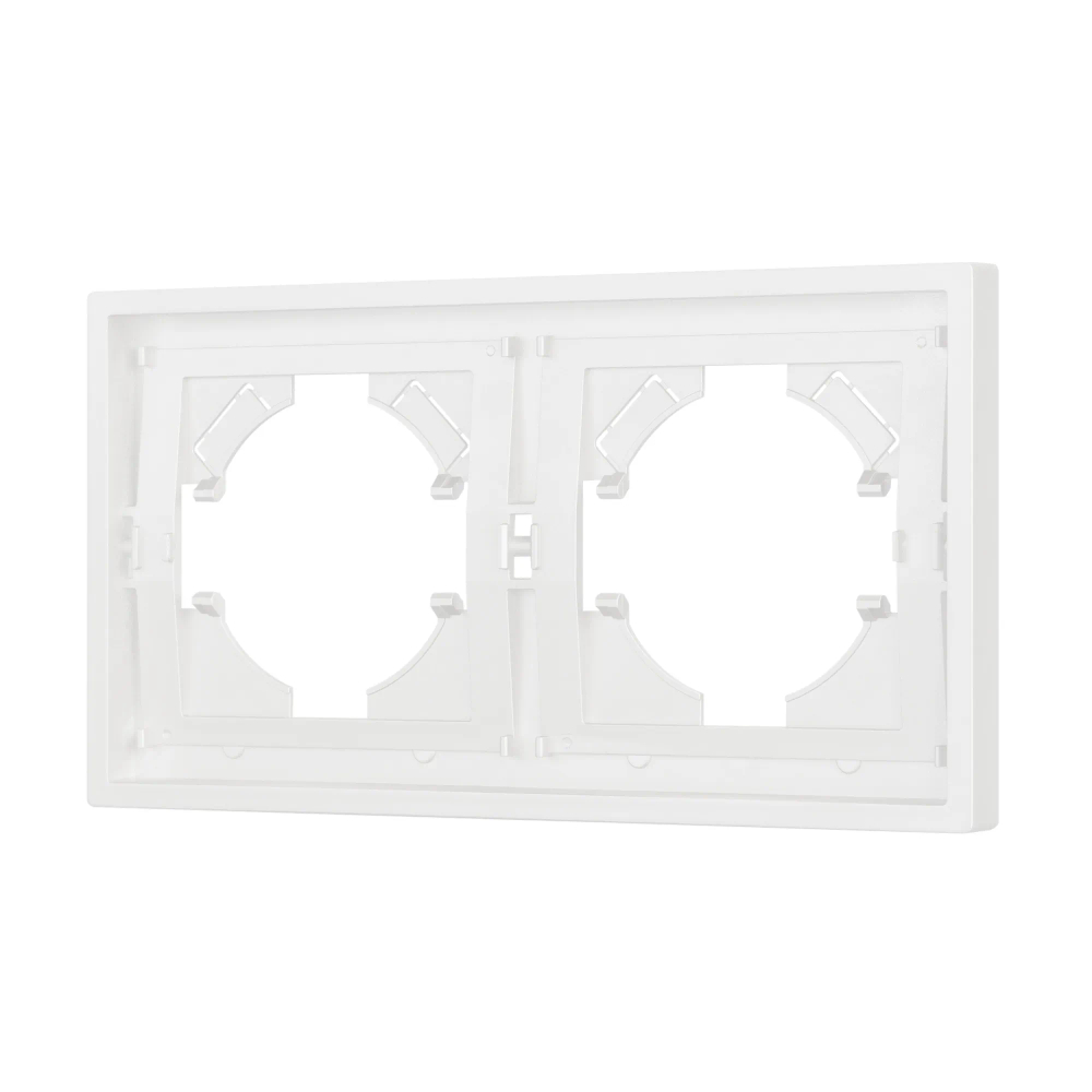 Рамка пластиковая FRM-TENDO-SFPL-2-WH (Arlight, -) 054649