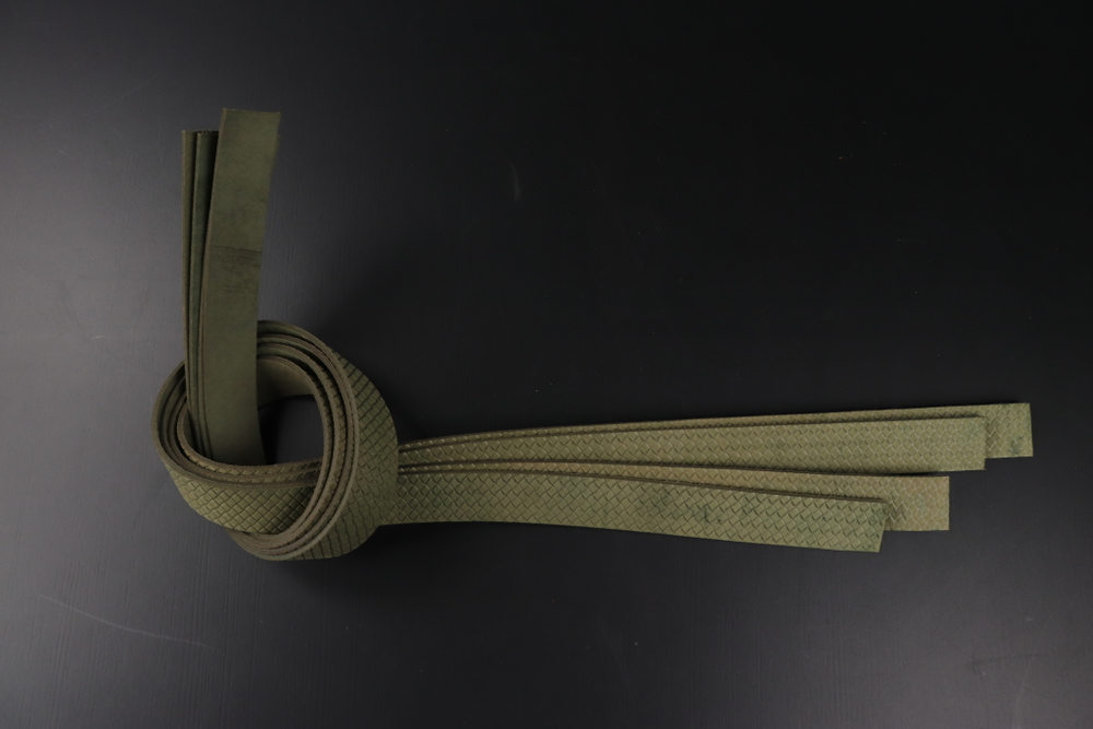 Ременная заготовка Шелк Зеленая + Плита Симметрия