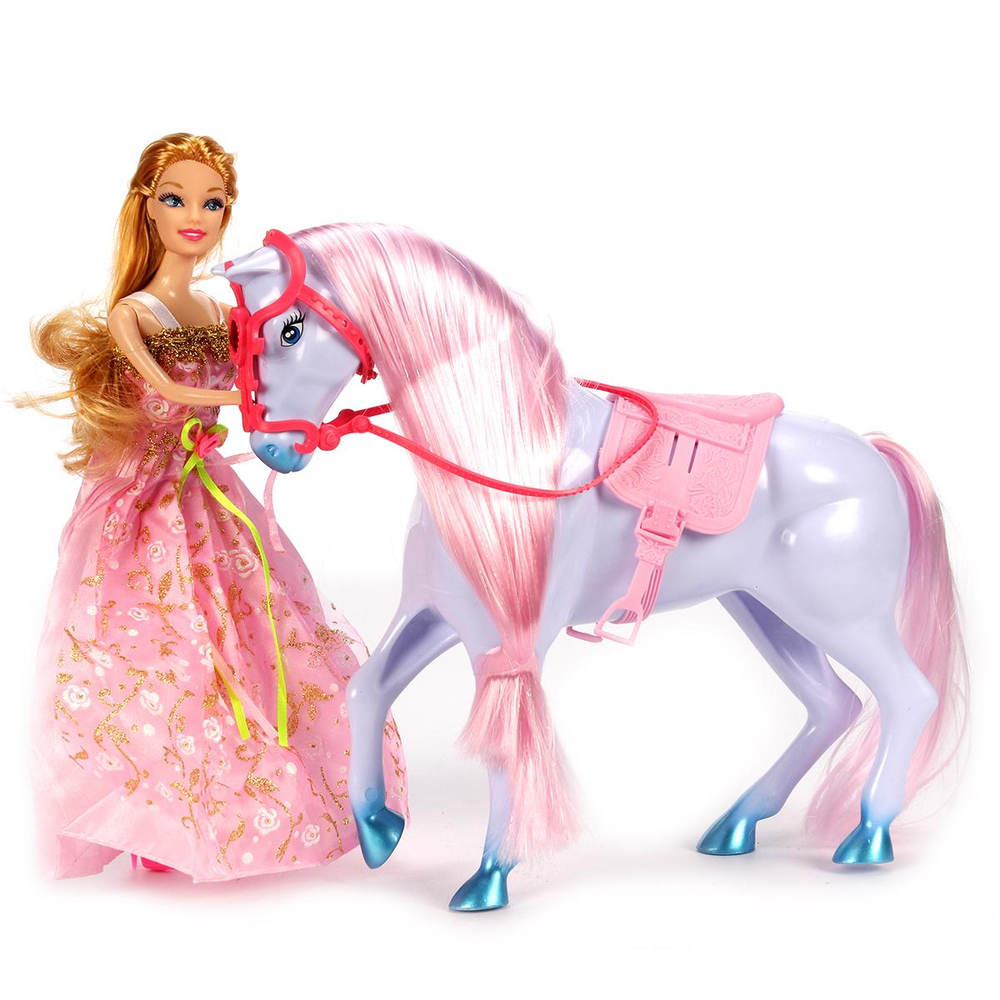 Карета с лошадью и куклой, коробка BYL3306-2