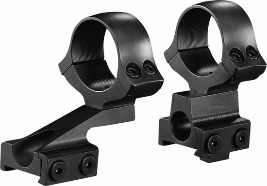 Кольца раздельные KOZAP CZ550 с выносом D26мм c окном визира BH14.8  (No.13*) низкие