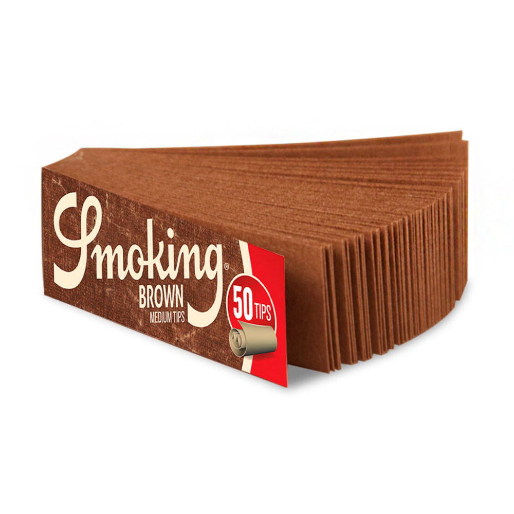Типсы SMOKING BROWN (Коричневые) 50л.