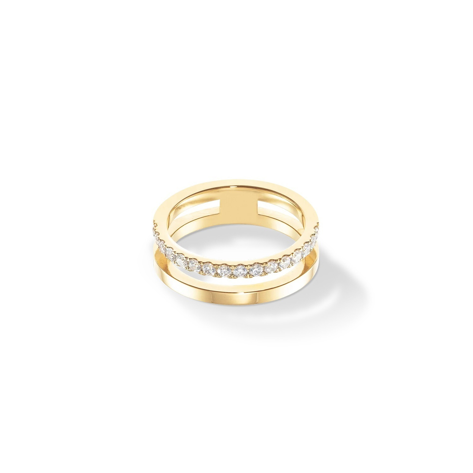 Кольцо Coeur de Lion Crystal-Gold 0136/40-1816 56
