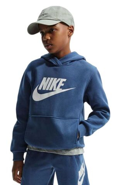 Детская теннисная толстовка Nike Kids Sportswear Club Fleece - mystic navy/white