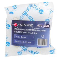 Наконечник для подкачки шин 9мм Forsage F-ATC-06B
