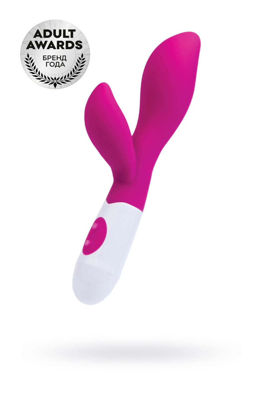 Вибратор с клиторальным стимулятором A-Toys by TOYFA Lilu, силикон, розовый, 20 см