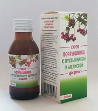 Сироп Боярышника Биоинвентика с пустырником и мелиссой Форте, 100 мл