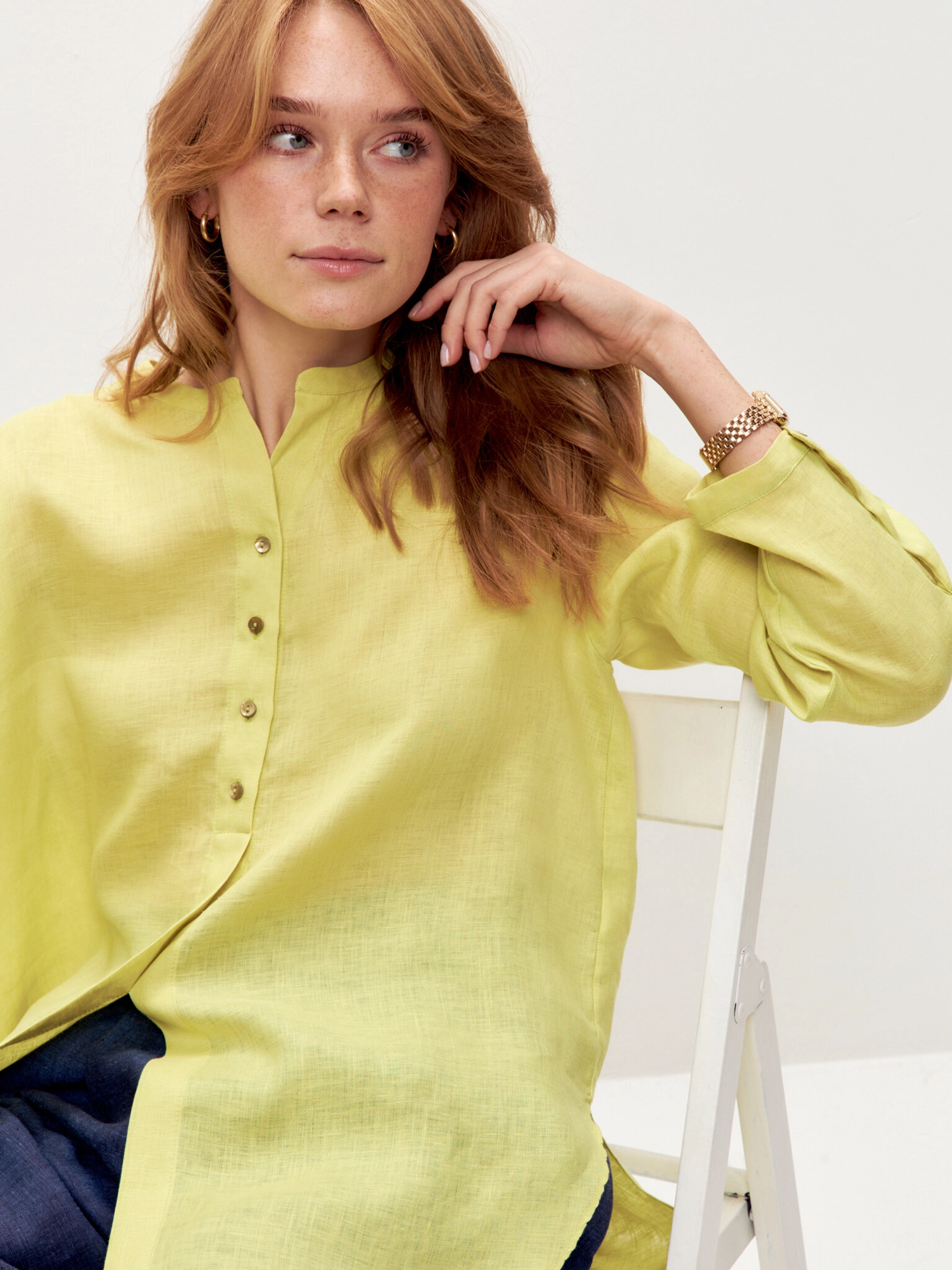 Льняная рубашка