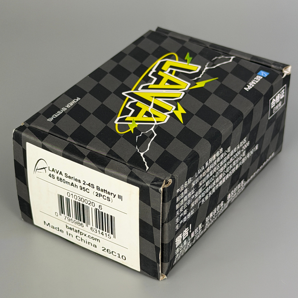 Аккумуляторы Betafpv Lava 4S 680 mAh 95c 2шт.