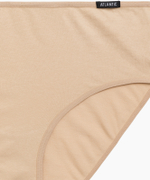 Женские трусы слипы классика Atlantic, набор 3 шт., хлопок, бежевые, Basic 3BLP-579