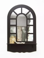 Зеркало на стену с полкой