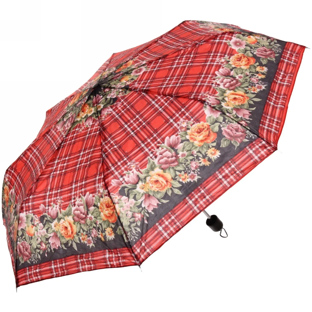 Зонт женский механический «Ultramarine - Цветы», микс 5-7 расцветок, 8 спиц, d-97см, длина в слож. виде 24см