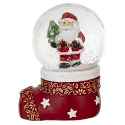 GAEM Фигурка декоративная "Медвежонок/Снеговик" в стекл шаре, L7 W4 H7,5 см, 2в.