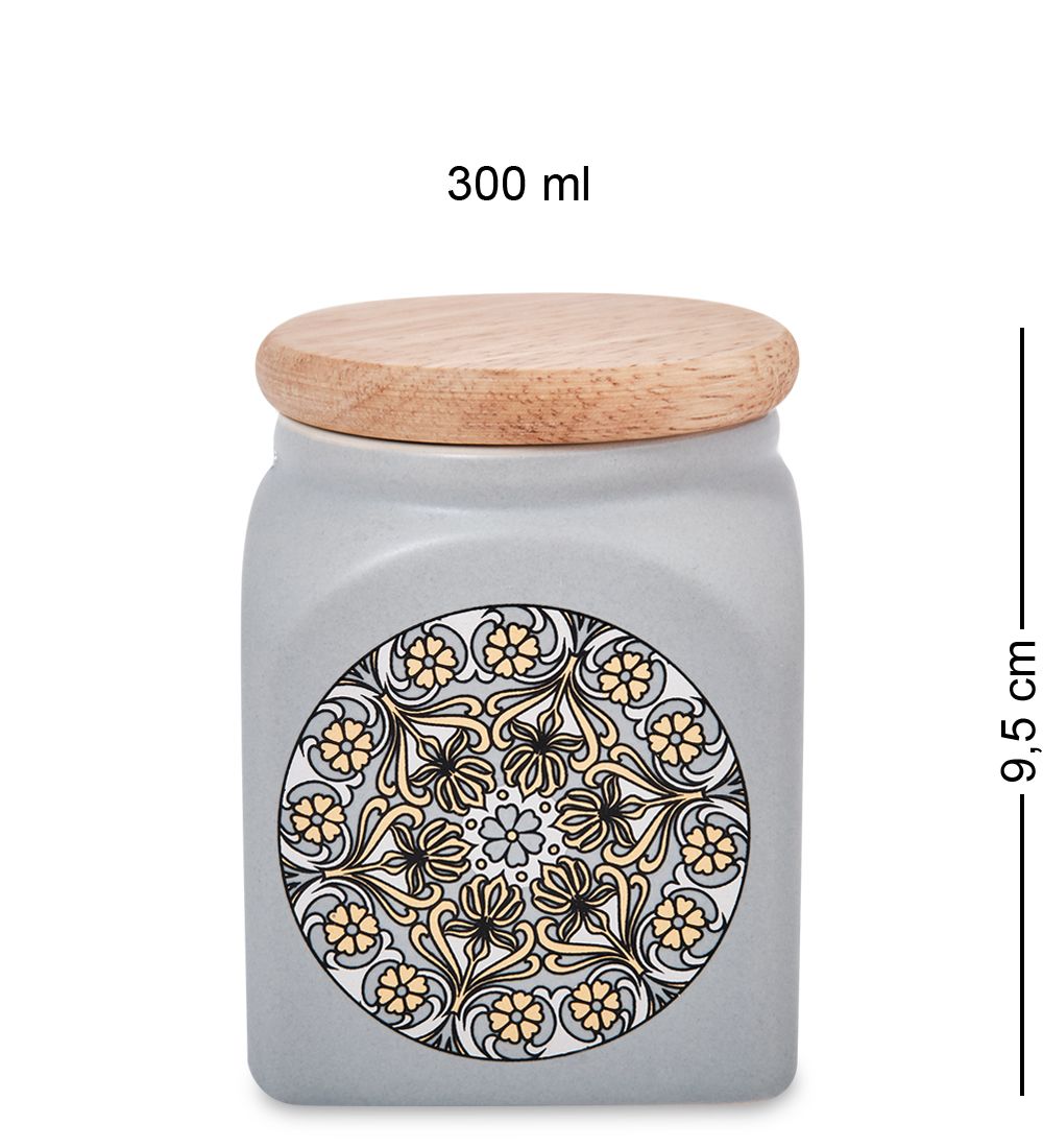 TJ-15/1 Керамическая банка мал. с крышкой