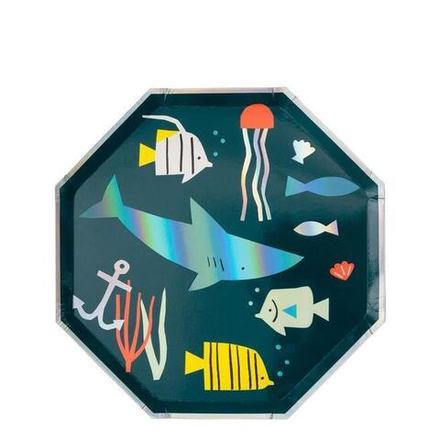 Тарелки средние "Under the Sea" 8 шт.