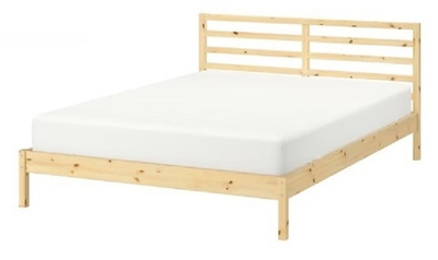 Кровать деревянная двуспальная Tarva Тарва с ламелями 160*200, массив сосны